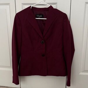 Black Label Women's Deep Burgundy Suit Jacket